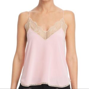 Zadig & Voltaire Pink Christy Silk Camisole Top